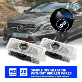 Λογότυπο πόρτας LED για - Mercedes (W117 / W207 / W205 / W218)