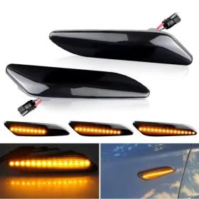 Dynamic LED Φλας φτερού Φιμέ -  Alfa Romeo 147 / 156 / Lancia Ypsilon / Delta / Fiat Tipo