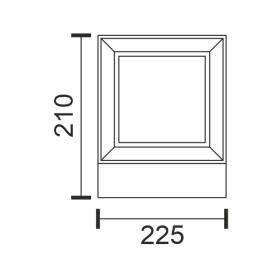 SOLAR ΚΥΒΟΣ 21*21 CCT 5W