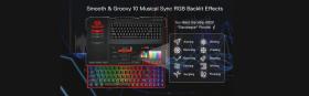 Gaming πληκτρολόγιο - Redragon K628-RGB Pollux (Black)