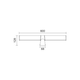 ΛΟΥΤΡΟΥ ΤΡΙΓΩΝΟ 15W IP44 4000K