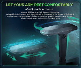 Gaming Καρέκλα - Eureka Ergonomic® ERK-YYK-GC-03