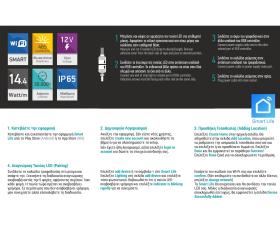 ΣΕΤ ΤΑΙΝΙA LED RGB WiFi 12V ΣΤΕΓΑΝΗ 14.4W 10m