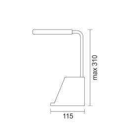 ΦΩΤΙΣΤΙΚΟ LED ΓΡΑΦΕΙΟΥ ΜΕ ΒΑΣΗ ΑΣΥΡΜΑΤΗΣ ΦΟΡΤΙΣΗΣ CCT