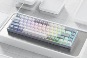 Gaming πληκτρολόγιο - Redragon K631WG-RGB (White/Grey)