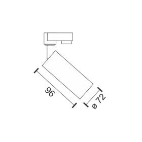 SPOT ΡΑΓΑΣ GU10 ΜΑΥΡΟ ΚΑΘΡΕΠΤΗΣ