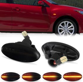 Dynamic LED Φλας Φτερού Φιμέ - MAZDA 2 / 3 / 5 / 6 / GG / GY / MPS / BT-50 / MPV