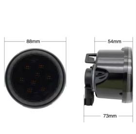 LED Φλας & DRL γρίλιας Φιμέ για- Jeep Wrangler Jk