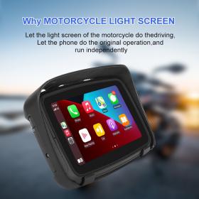 CARMEDIA CMM200 5” IPX7 WIRELESS CARPLAY MONITOR FOR MOTO