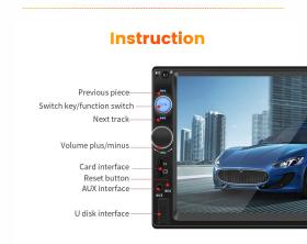 CARMEDIA CMU04MP 1DIN - 2DIN 6,2''