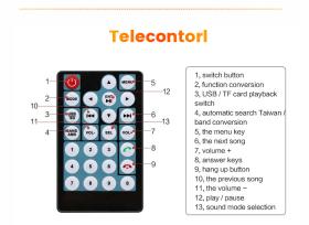 CARMEDIA CMU04MP 1DIN - 2DIN 6,2''