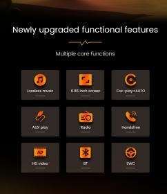 CARMEDIA CMU02MP 1DIN 6.86''