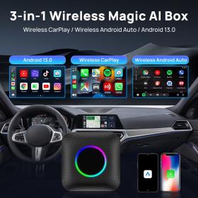 CARMEDIA CMAB 02 CARPLAY Ai BOX ANDROID OEM ADAPTOR 4-64 SNAPDRAGON