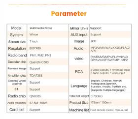 CARMEDIA CMU04MP 1DIN - 2DIN 6,2''