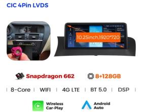 CARMEDIA CMFB81025 PRO 10.25'' OEM BMW X3 (F25) CIC 2011-2013