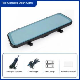 CARMEDIA CMMI 01 10'' Streaming Rearview Mirror Front & Rear Dual Recording