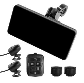 CARMEDIA CMM220 6,3” IPX7 WIRELESS CARPLAY + DVR + TPMS MONITOR FOR MOTO