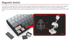 Gaming πληκτρολόγιο - Redragon Fizz K617GGB-RGB-M