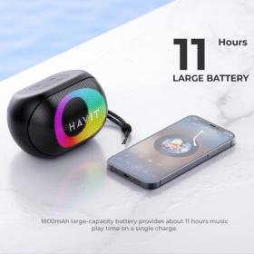 Ηχείο Bluetooth - Havit SK885BT Colorful RGB (Black)