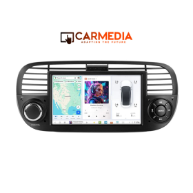 CARMEDIA CMT2087-14W OEM 7'' FIAT 500 2007-2015 BLACK