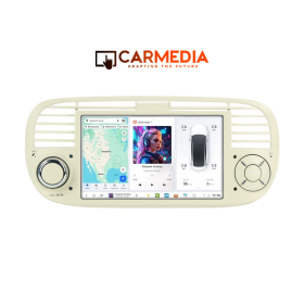 CARMEDIA CMT2087-14W OEM 7'' FIAT 500 2007-2015 WHITE