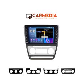CARMEDIA CM20810B-13 KNOB TABLET 10'' OEM SKODA OCTAVIA 5 2005-2012 A/C-CLIMA GREY