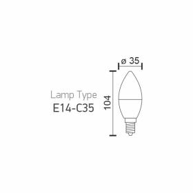 ΛΑΜΠΤΗΡAΣ E14 FILAMENT 7W