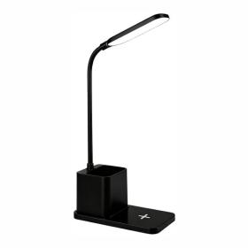 ΦΩΤΙΣΤΙΚΟ LED ΓΡΑΦΕΙΟΥ ΜΕ ΒΑΣΗ ΑΣΥΡΜΑΤΗΣ ΦΟΡΤΙΣΗΣ CCT ΜΑΥΡΟ