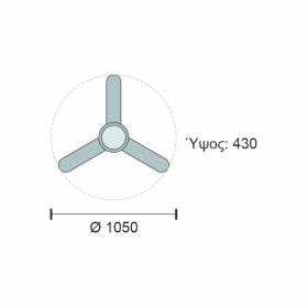 ΑΝΕΜΙΣΤΗΡΑΣ ΟΡΟΦΗΣ LED 24W [ 3000K | 4000K | 6000K ]