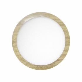 ΧΩΝΕΥΤΟ ΛΕΠΤΟ LED ΟΡΟΦΗΣ 18W CCT ΞΥΛΟ