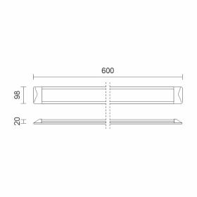 ΓΡΑΜΜΙΚΟ ΦΩΤΙΣΤΙΚΟ LED 30W CCT