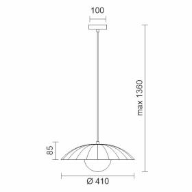 ΚΡΕΜΑΣΤΟ ΦΩΤΙΣΤΙΚΟ LED ΕΣΩΤΕΡΙΚΟΥ ΧΩΡΟΥ Ε27