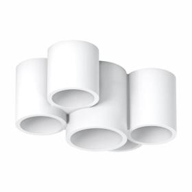 ΓΥΨΙΝΟ ΣΠΟΤ ΟΡΟΦΗΣ  ΣΤΡΟΓΓΥΛΟ ΠΕΝΤΑΦΩΤΟ  GU10