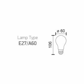ΛΑΜΠΤΗΡAΣ E27 FILAMENT 12W
