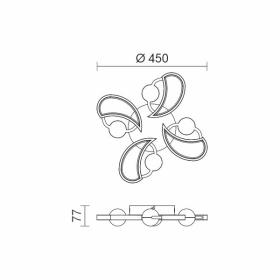 ΠΛΑΦΟΝΙΕΡΑ ΟΡΟΦΗΣ LED CCT 65W 3000K | 4000K | 6000K