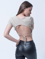 OFFER / M119 Crop Top Με Άνοιγμα Στη Πλάτη