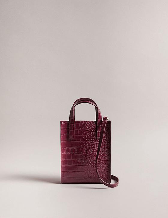  GATOCON273769 Croc Effect Mini Icon Bag