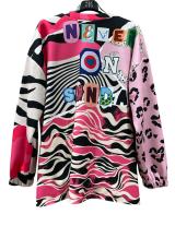 FRITZ148063000 Oversized Printed Cardigan