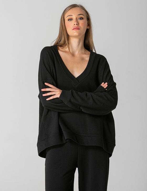 25X315 Oversized sweat blouse