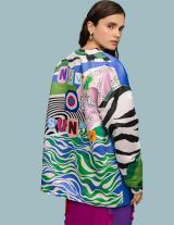 FRITZ148063000 Oversized Printed Cardigan