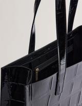   CROC.CON Croc Effect Large Icon Bag