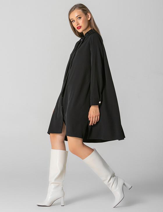 25X408 Shirt Dress Αλυσίδα Πίσω