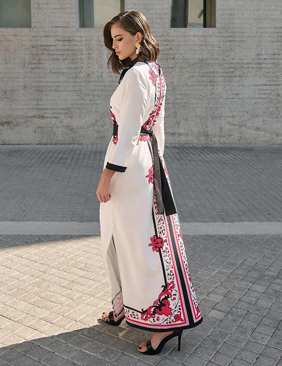 JACKIE Maxi Printed Shirtdress