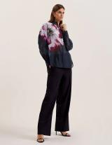 ORRIN277261 Printed Button Down Oversized Shirt