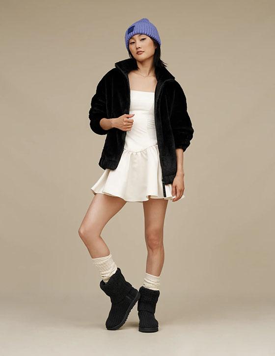 1161090 TASH FAUX FUR BOMBER