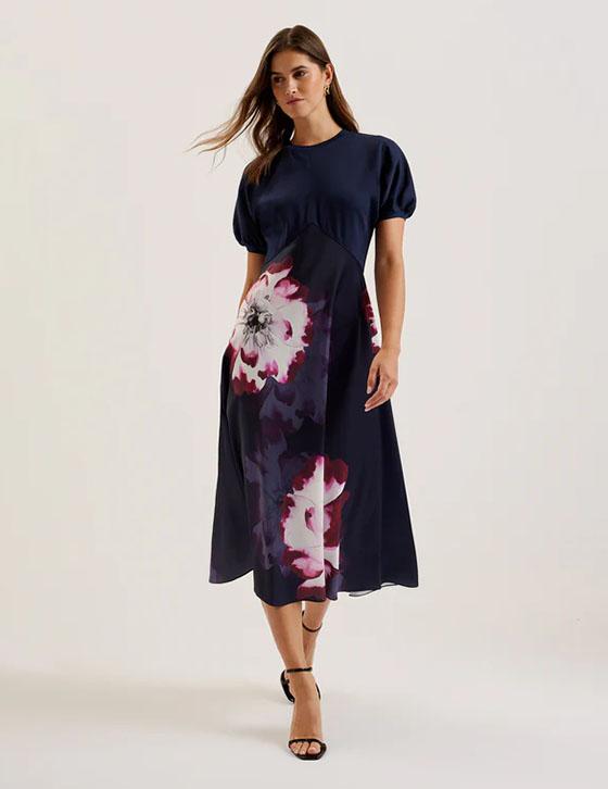 MITZIC277211 Midi Floral Dress