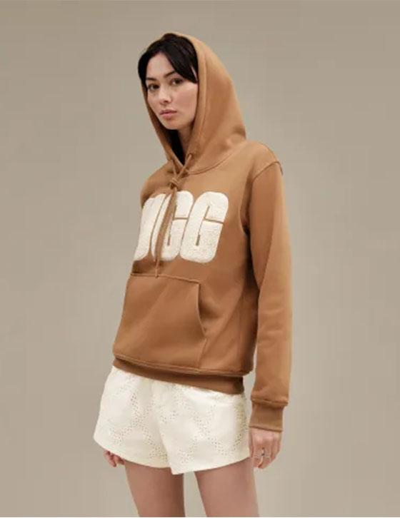 1144506 REY UGGFLUF LOGO HOODIE 