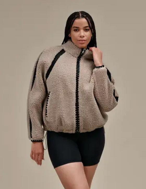  1161670 NIKIA CROCHET UGGFLUF JACKET 