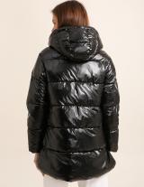 AT8535B Midi Hooded Double Faces Puffer Jacket