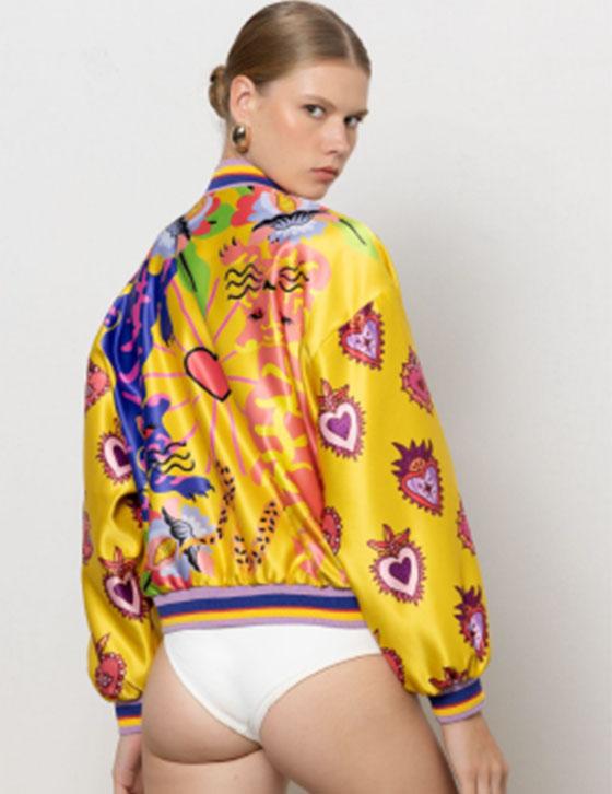 NARCISA14913K302 Printed Bomber